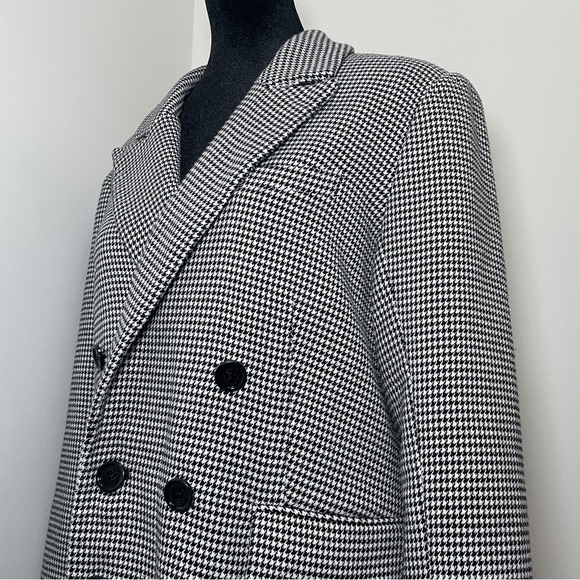 Favorite Daughter- THE PHOEBE BLAZER Black And White Houndstooth Size Medium - Picture 9 of 15
